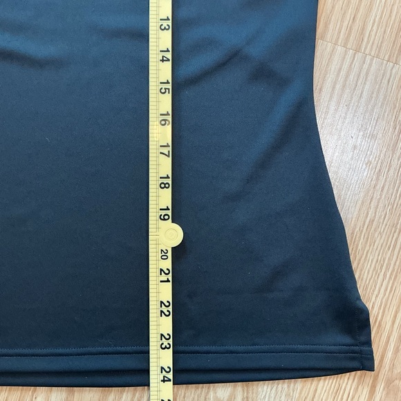 Adidas golf sleeveless polo top Black UPF 50 performance Athletic shirt women - Picture 6 of 8